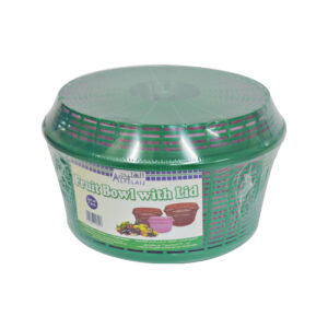 Fruit Bowl with Lid 3 Pcs